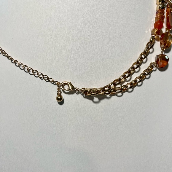 Multi Strand Faceted Beaded Necklace - Picture 5 of 5